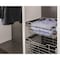 Hardware Resources Dark Bronze Closet Pullout Basket with Slides 16"Dx29"Wx11"H POB1-162911ORB - alternate 4